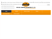 Tablet Screenshot of michael-hammond.com